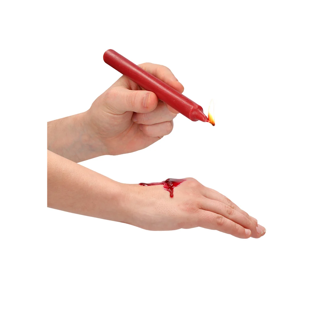 Ouch! Candele di cera, 4 pezzi, grandi, nere - immagine 14