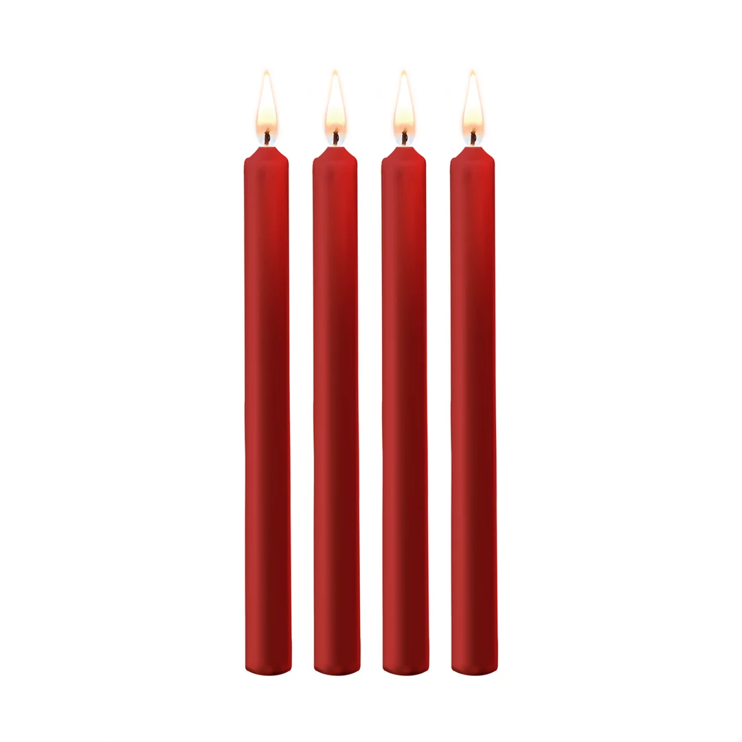Ouch! Candele di cera, 4 pezzi, grandi, nere - immagine 15