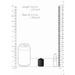 Massagekaars – Tease Candles Disobedient, 4 stuks, zwart – Sinful geur – Ouch! by Shots - Afbeelding 3