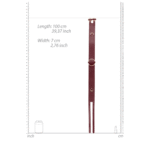 Bondage tailleband met gouden ringen voor sexy fetish looks – Ouch Halo - Afbeelding 11