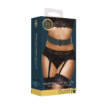 Bondage tailleband met gouden ringen voor sexy fetish looks – Ouch Halo - Afbeelding 13