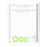 Cockring set met glow in the dark – 3 Stuks - Afbeelding 4