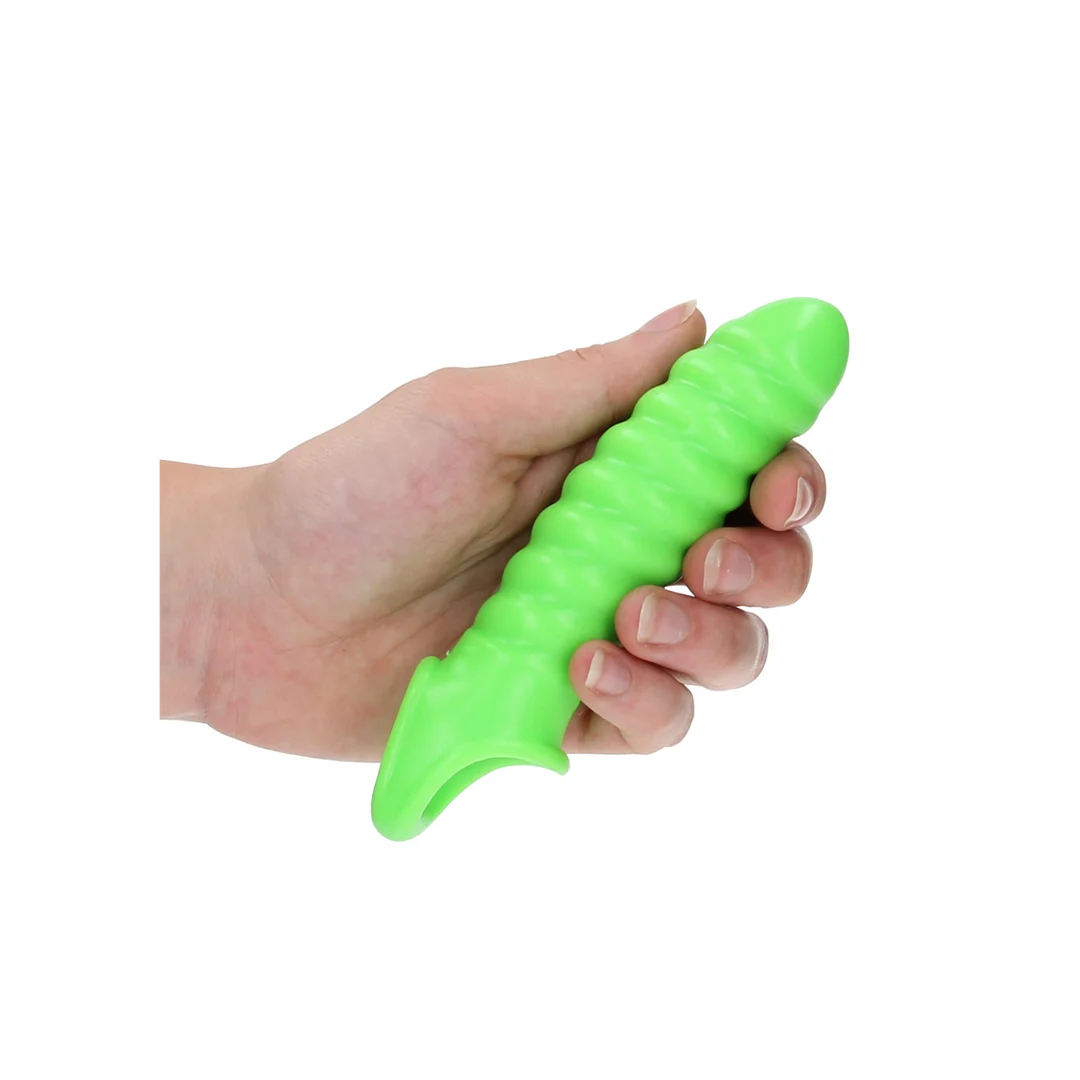 Penis Sleeve mit Leuchteffekt im Dunkeln – Glow in the Dark – Bild 5