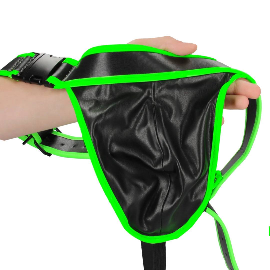 Ouch! Glow in the Dark, jockstrap con fibbie L/XL - immagine 6