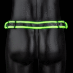 Glow-in-the-dark jockstrap met bondagelook voor stoere mannen – Ouch! - Afbeelding 3