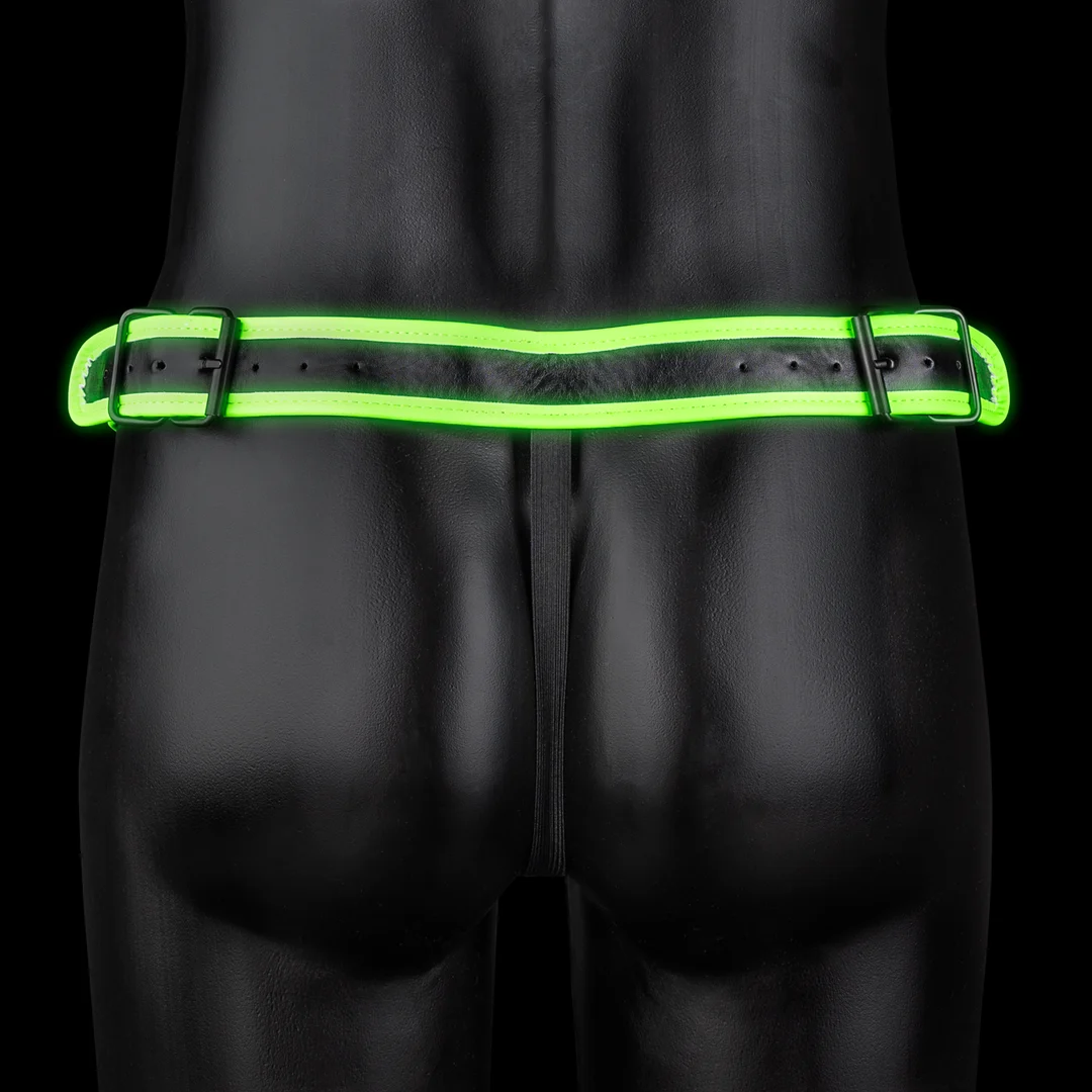 Ouch! Glow in the Dark, jockstrap con fibbie L/XL - immagine 9