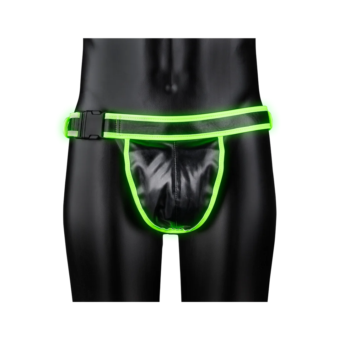 Ouch! Glow in the Dark, jockstrap con fibbie L/XL - immagine 10