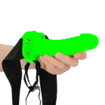 strap-on met verstelbare band – Glow in the Dark - 7 / 18 cm - Afbeelding 4