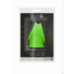 Cockring met ballenriem – Glow in the Dark