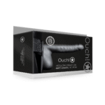 strap-on met verstelbare band – Glow in the Dark Ribbed Hollow Strap-On met Ballen - 8 / 21 cm - Neon Groen - Afbeelding 13