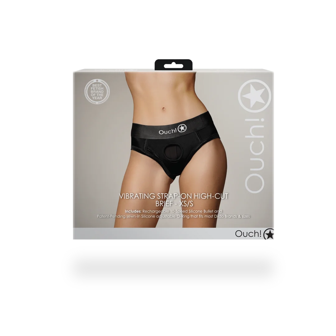 Boxer con strap on vibrante Ouch! - immagine 14