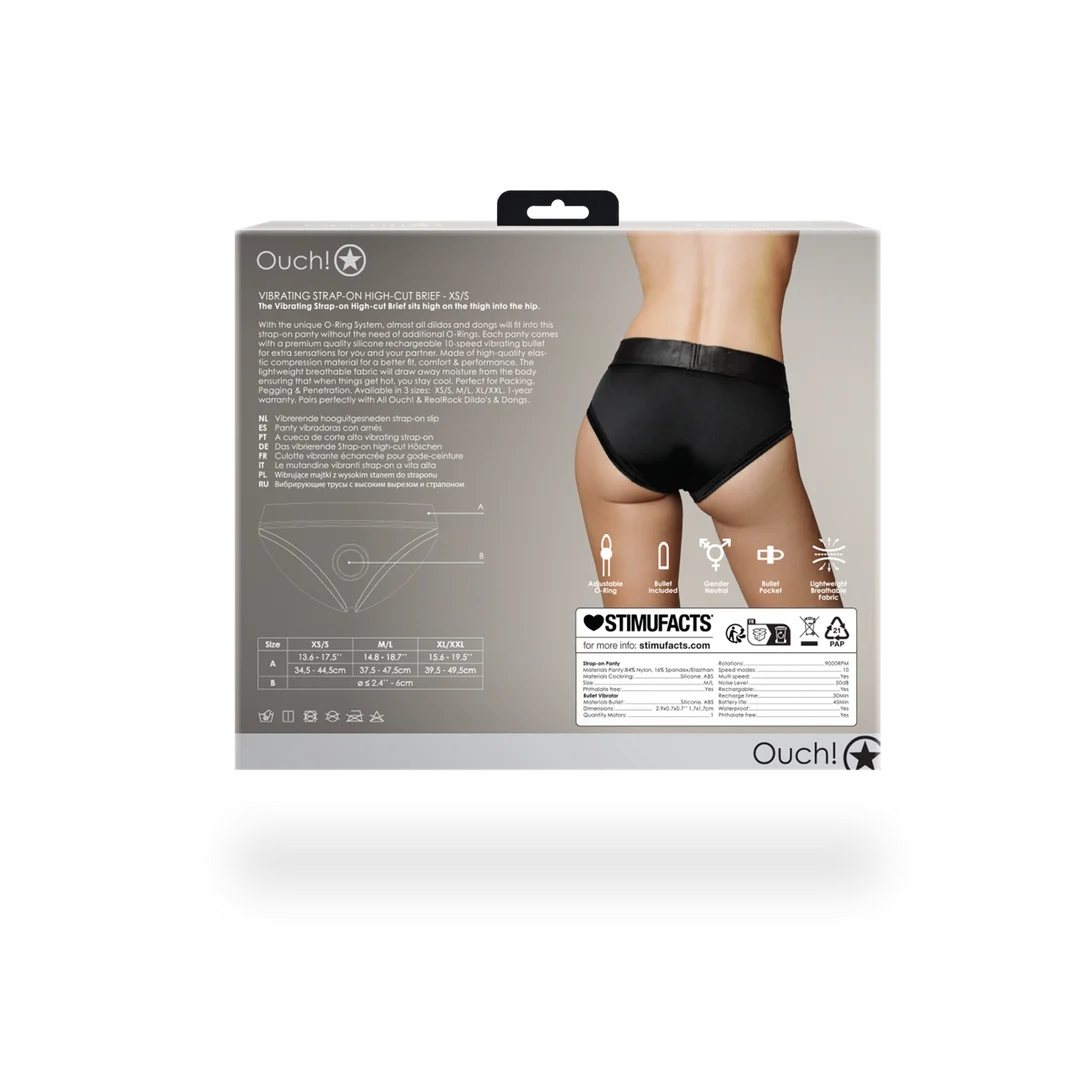 Boxer con strap on vibrante Ouch! - immagine 15
