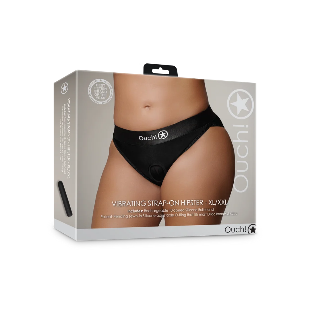 Slip hipster strap on vibrante Ouch! - immagine 7