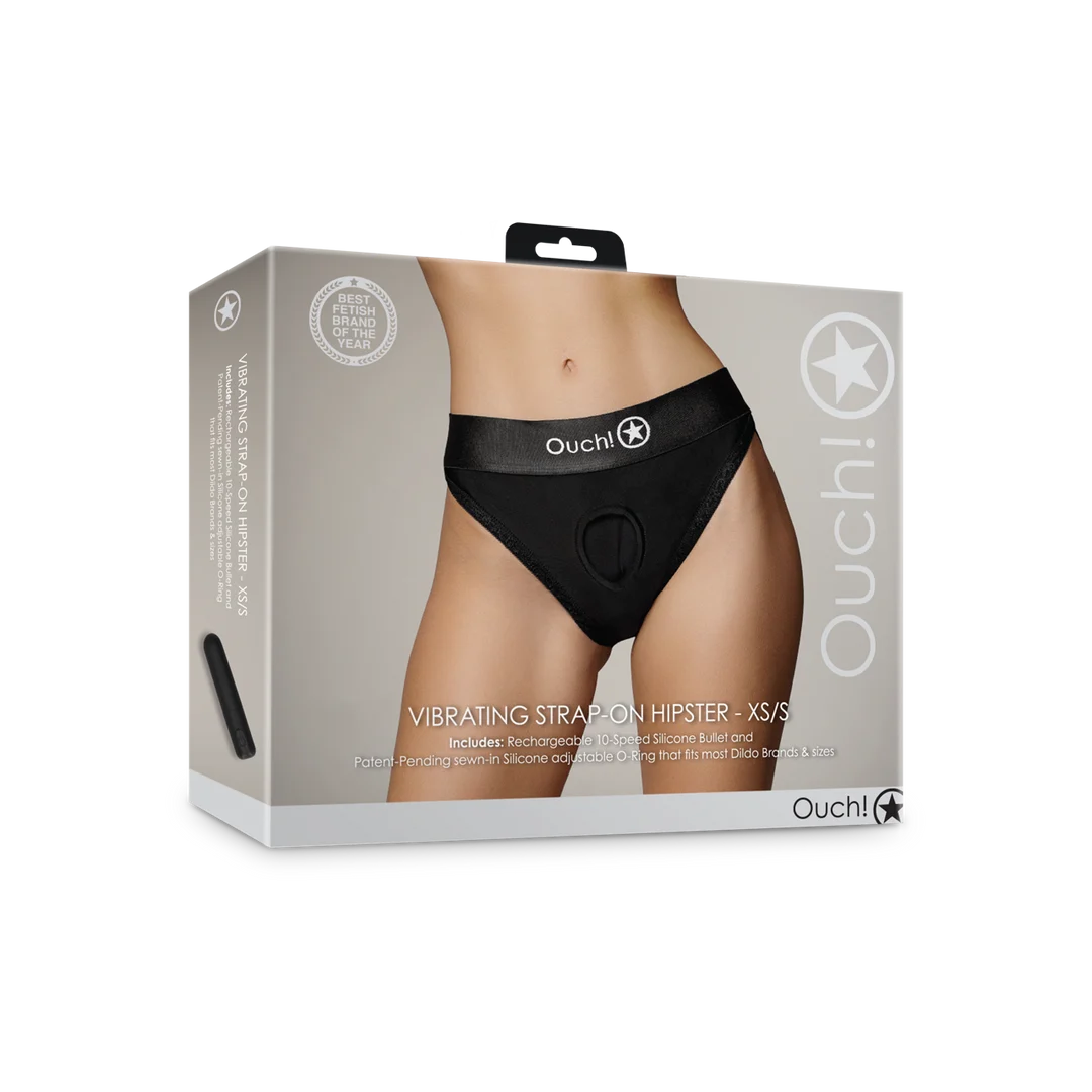 Slip hipster strap on vibrante Ouch! - immagine 13