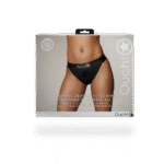 Bullet vibrator met 10 standen – Strap-on Thong Ouch! by Shots - Afbeelding 2