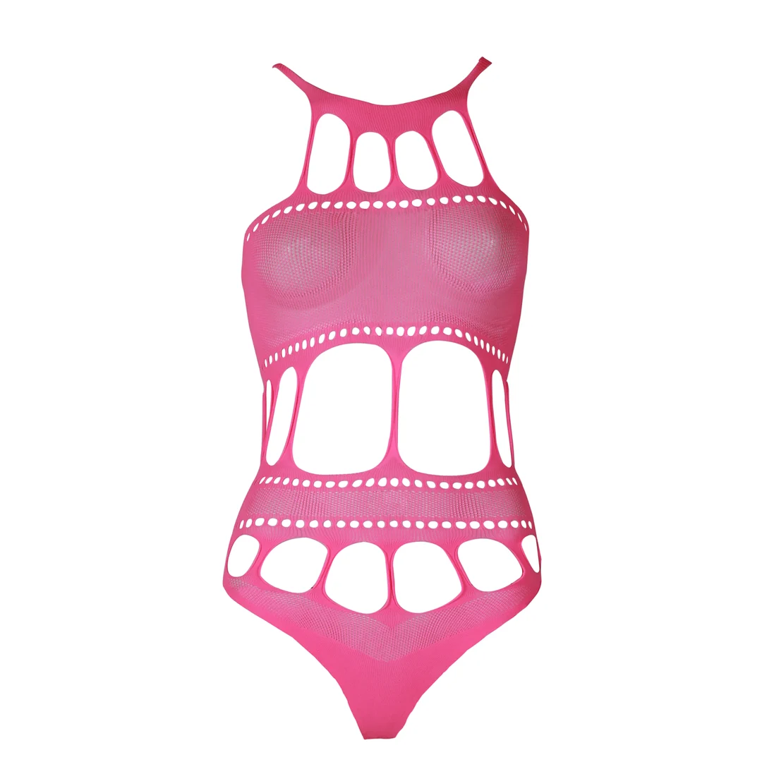 Body verde neon con scollo all’americana - immagine 17