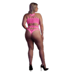 Sexy neon body met Grecian halslijn voor opvallende partylook - SexyPlus - Afbeelding 20