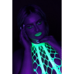 Neon bodystocking met halterneck voor party en curvy flair - SexyPlus - Afbeelding 17