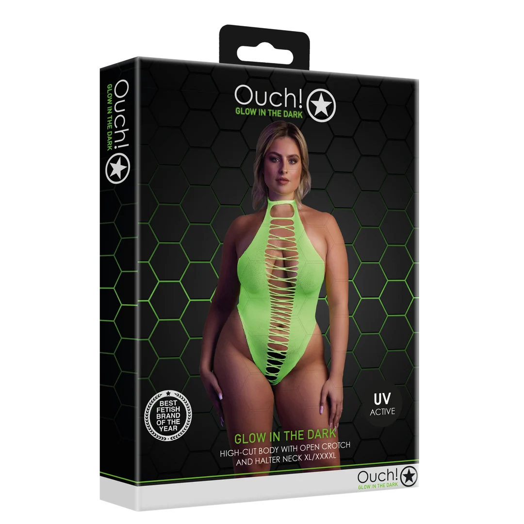 Body verde neon sgambato - immagine 7