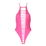 High-cut body met open kruis en UV-gloed voor opvallende partylook – LIN - Afbeelding 17