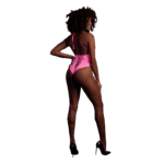 High-cut body met open kruis en UV-gloed voor opvallende partylook – LIN - Afbeelding 14