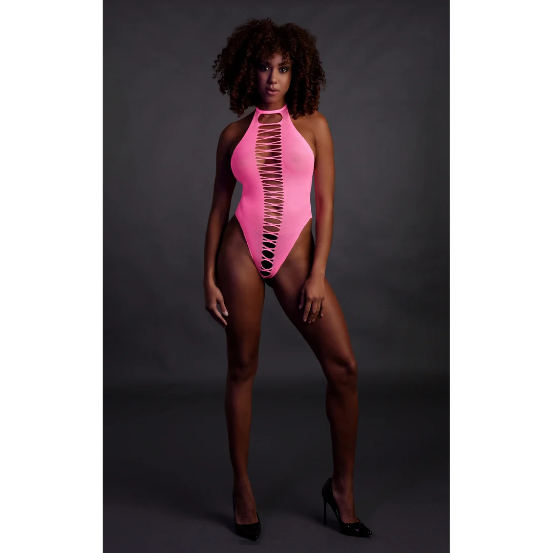 Body verde neon sgambato - immagine 15