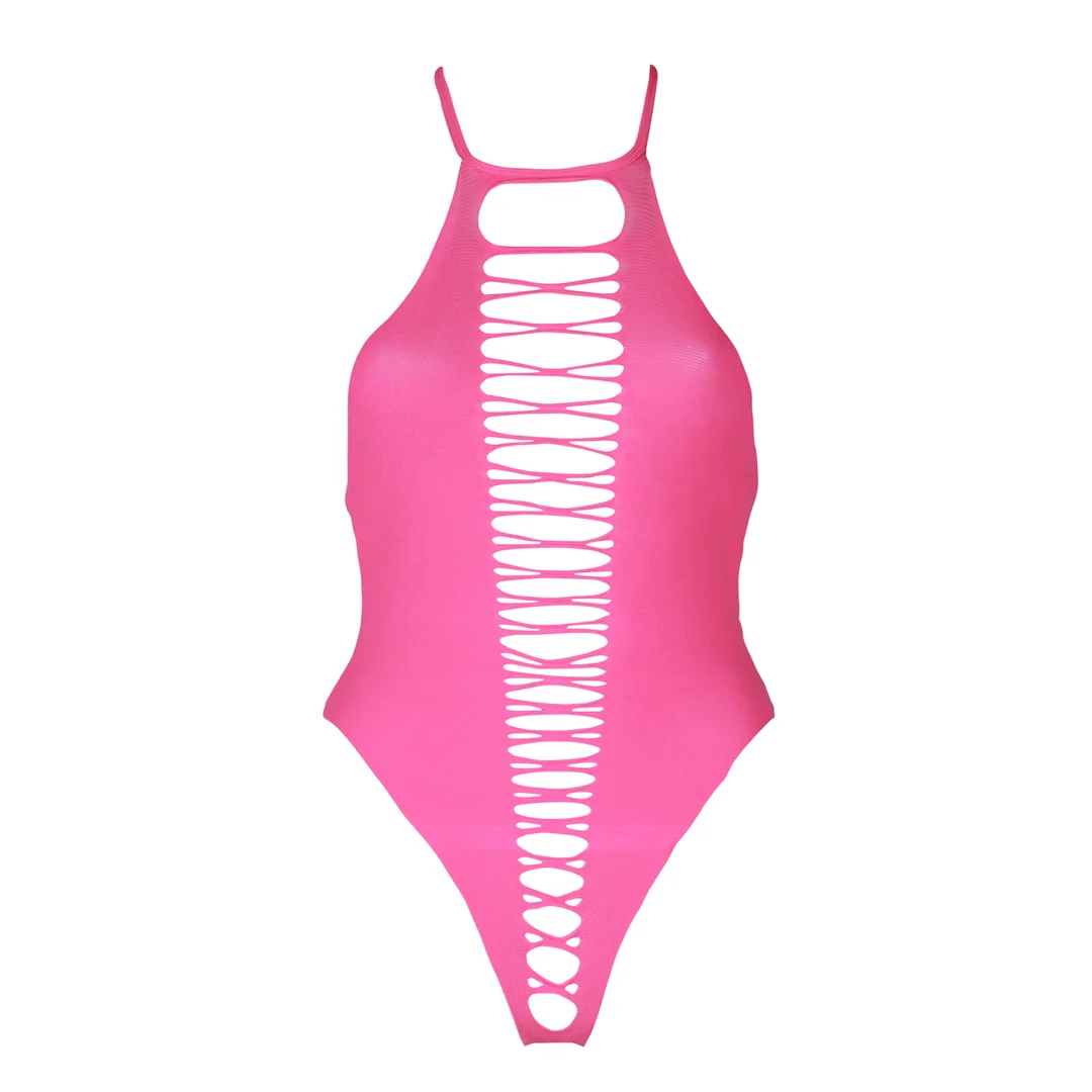 Body verde neon sgambato - immagine 23