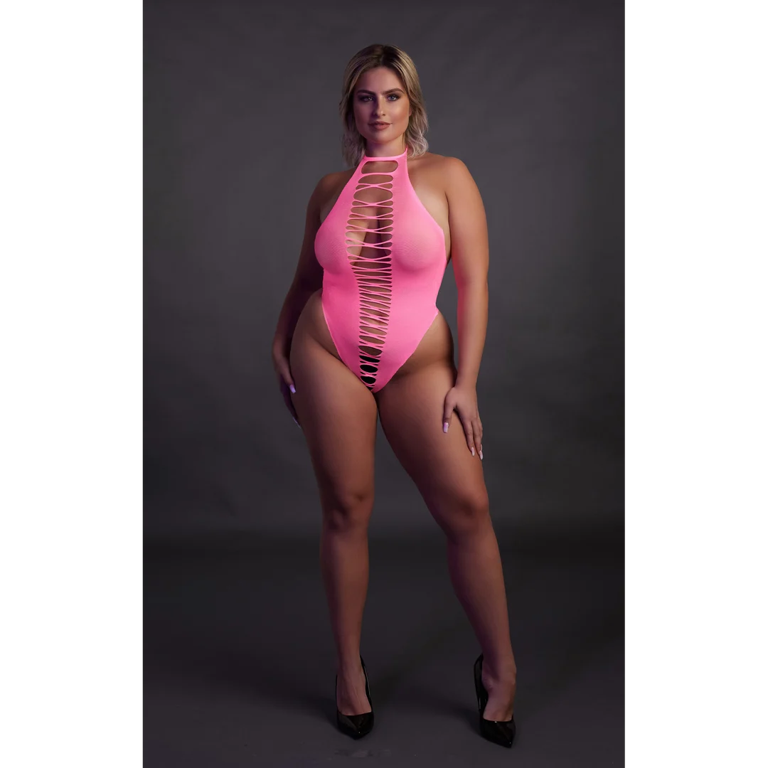 Body verde neon sgambato - immagine 21