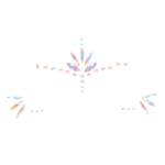 Body sierstickers met glow-effect voor een sexy lingerie-look – LIN - Afbeelding 2