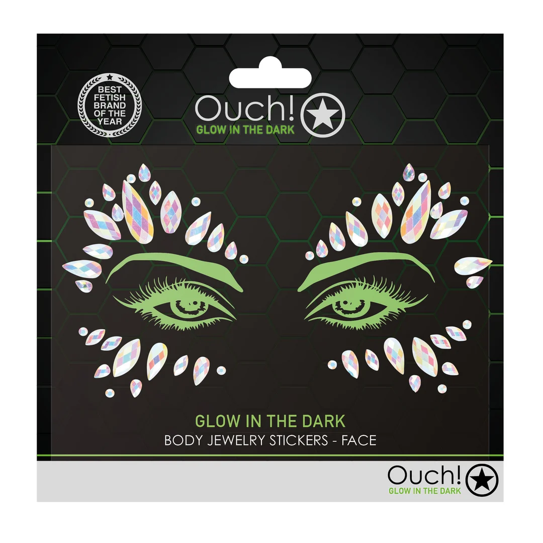 Bijoux de peau Ouch! by Shots, stickers pour le visage – Image 1