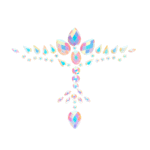 Sexy borst stickers met glow voor party outfit en lingerie look – LIN - Afbeelding 2