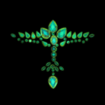 Sexy borst stickers met glow voor party outfit en lingerie look – LIN - Afbeelding 3