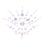 Bodyjuwelen stickers met glow voor een sexy lingerie-look - LIN - Afbeelding 2