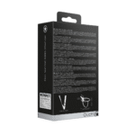 strap-on met verstelbare band – Dubbele Siliconen Geribbelde Strap-On - Verstelbaar - Zwart - Afbeelding 2