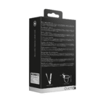 strap-on met verstelbare band – Siliconen Geribbelde Strap-On - Verstelbaar - Zwart - Afbeelding 2