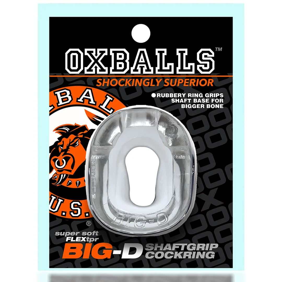 Cockring met shaft-grippers – Doorzichtig - Afbeelding 1