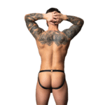 Jockstrap met faux leather rok voor een gedurfde fetish look – Male Power - Afbeelding 5
