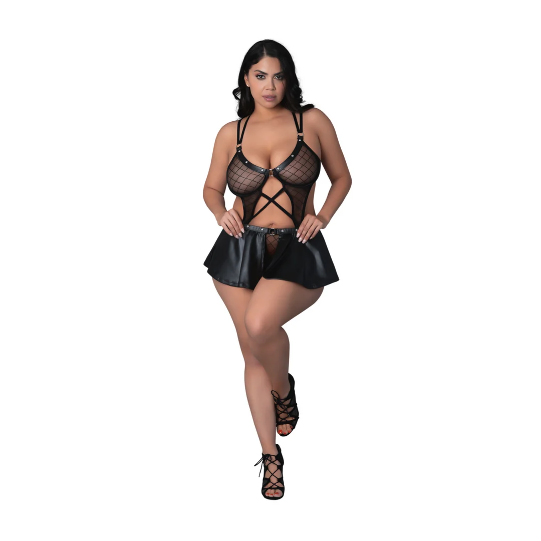 Anastasia Lingerie Set mit offenem Schritt – Bild 4