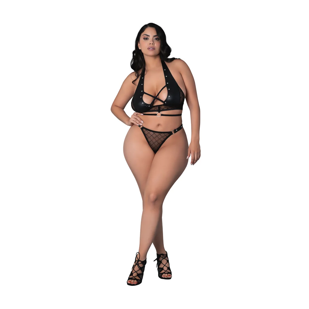 Haut dos nu et string à anneau Nadia – Image 4