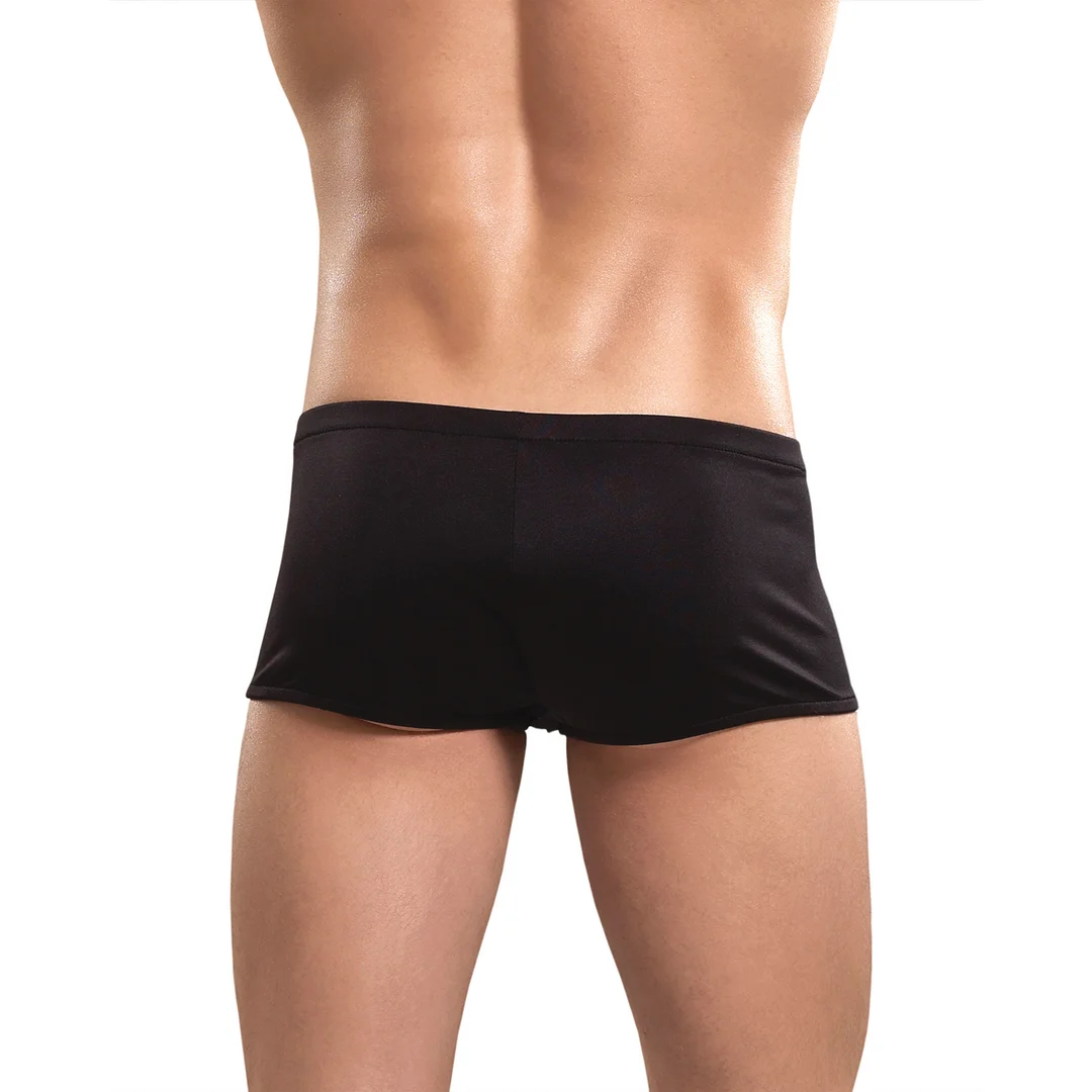 Pantaloncino con zip Male Power e anello fallico rosso - immagine 3