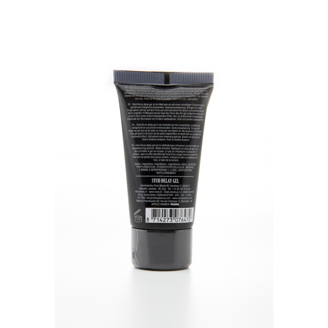 PHA066_1_1 Orgasme vertragende gel - Delay Gel - Dark Horse - 2 fl oz / 50 ml - Afbeelding 1