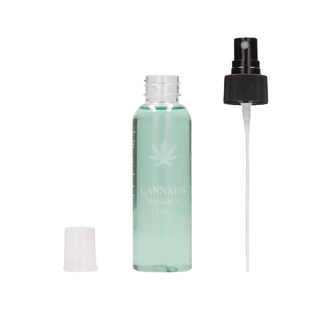 PHA076_1 Erotische massage olie – Cannabis massage-olie – Geslachtsneutraal – 3 fl oz / 100 ml - Afbeelding 1