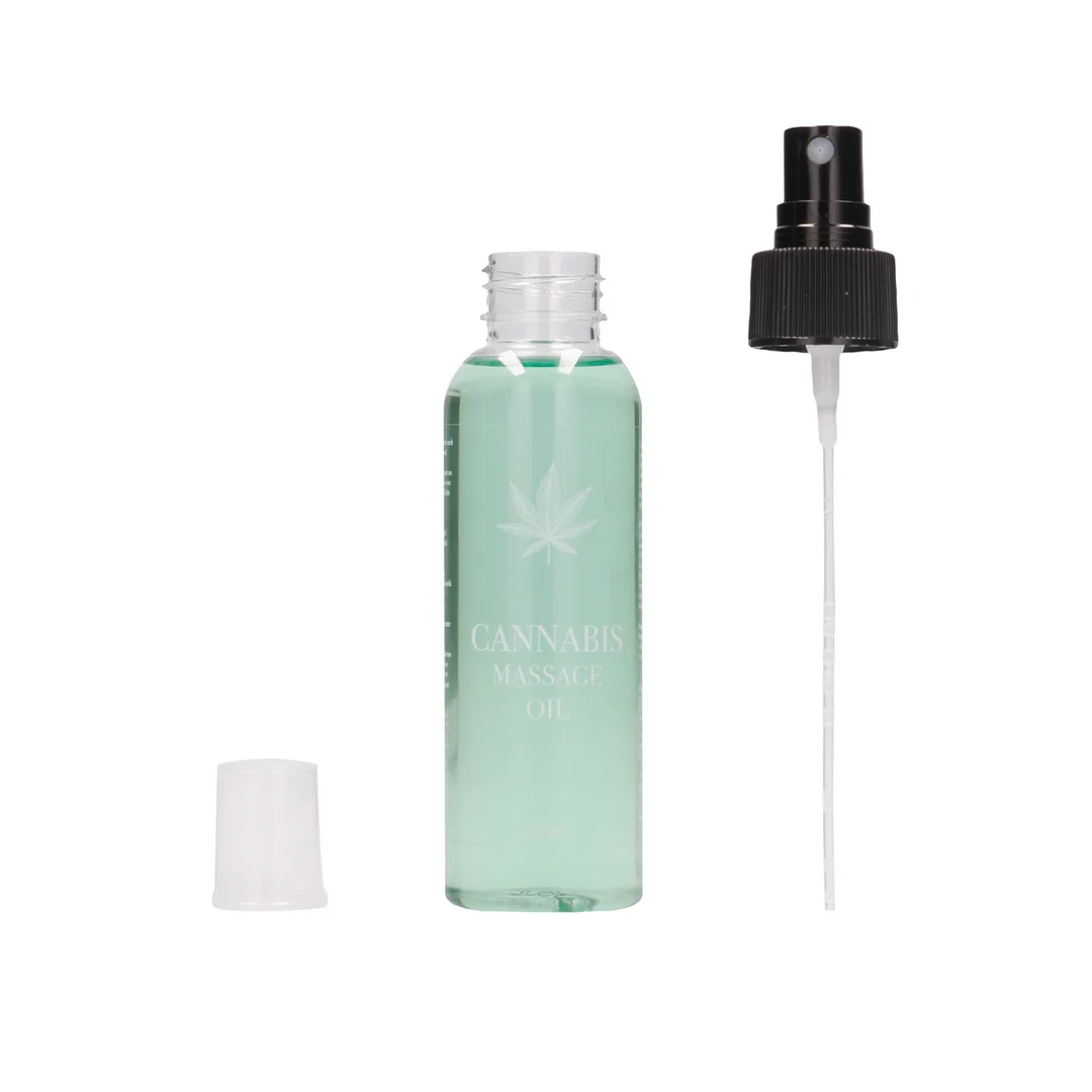 Erotische massage olie – Cannabis massage-olie – Geslachtsneutraal – 3 fl oz / 100 ml - Afbeelding 1