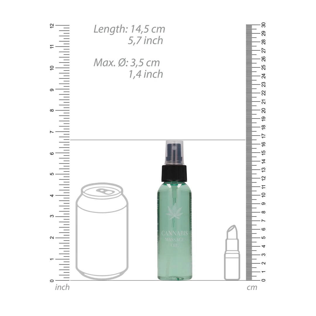 Erotische massage olie – Cannabis massage-olie – Geslachtsneutraal – 3 fl oz / 100 ml - Afbeelding 5
