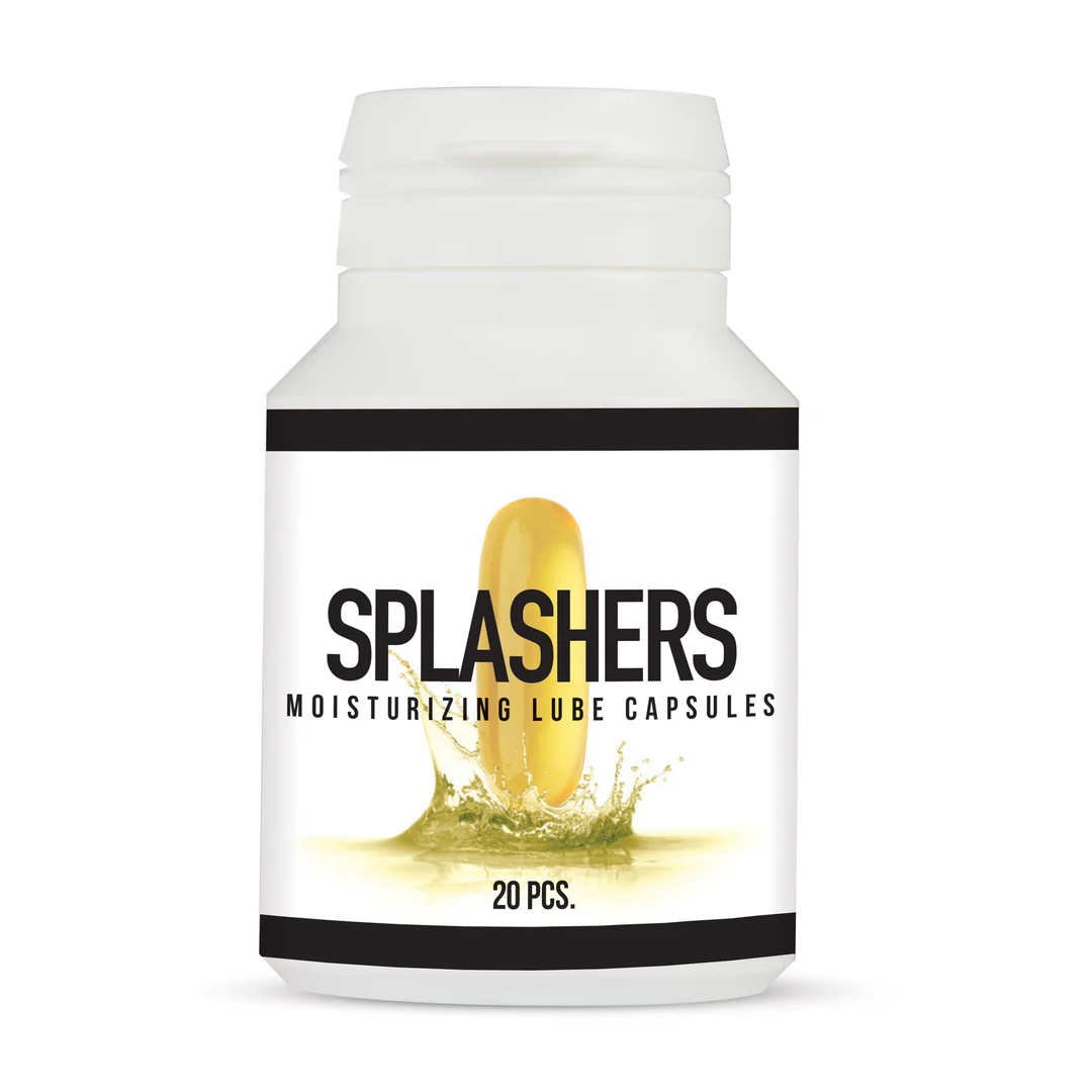 PHA077-M_1_2 Splashers glijmiddelcapsules, 20 stuks - Afbeelding 1