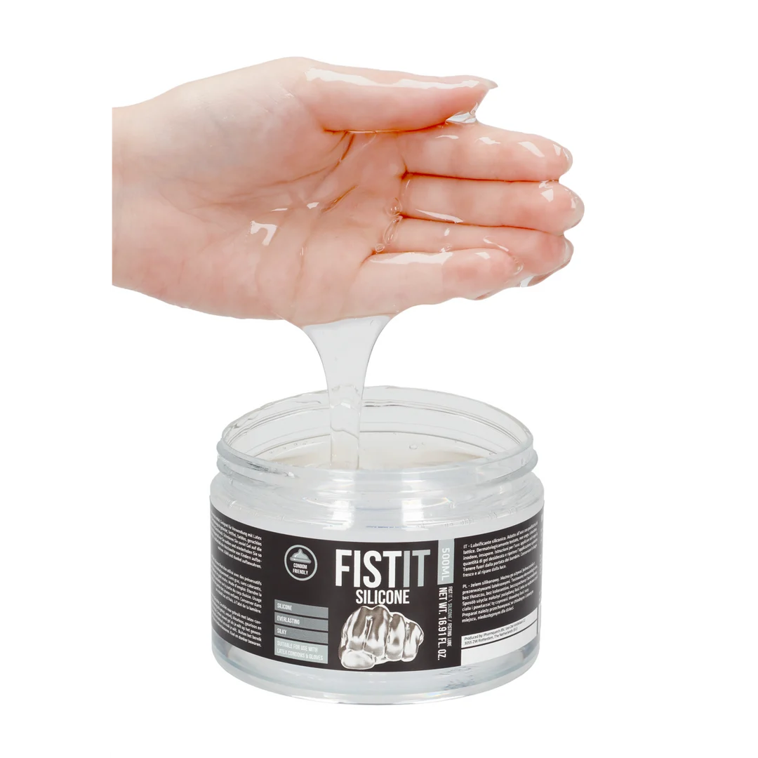Siliconen glijmiddel – dermatologisch getest en geschikt met latex-condooms – ongeparfumeerd, geen smaak – 500 ml – Fist It by Shots - Afbeelding 4