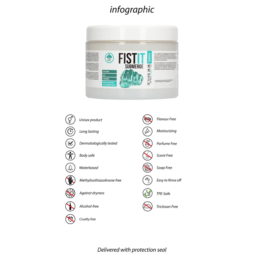 Fist It Submerge glijmiddel 500 ml - Afbeelding 4