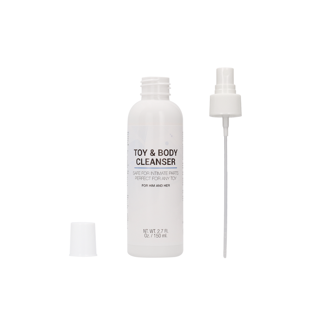 PHA124_1_1 Toy and body cleaner – Zeepvrije reinigingsspray voor lichaam en toys – Geslachtsneutraal – Pharmquests by Shots – 5 fl oz / 150 ml - Afbeelding 1