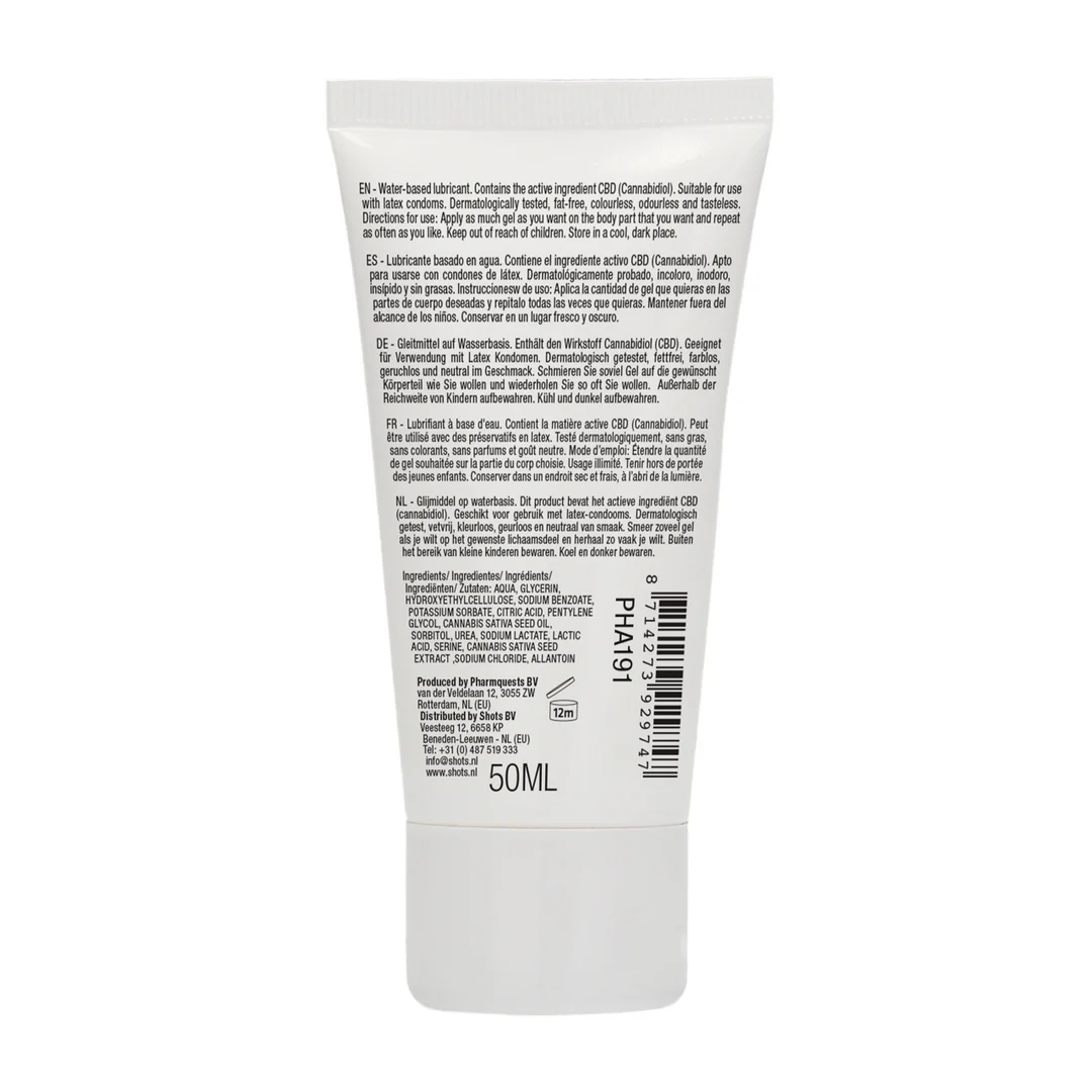 Pharmquests Natürliches CBD Gleitgel auf Wasserbasis – Bild 2