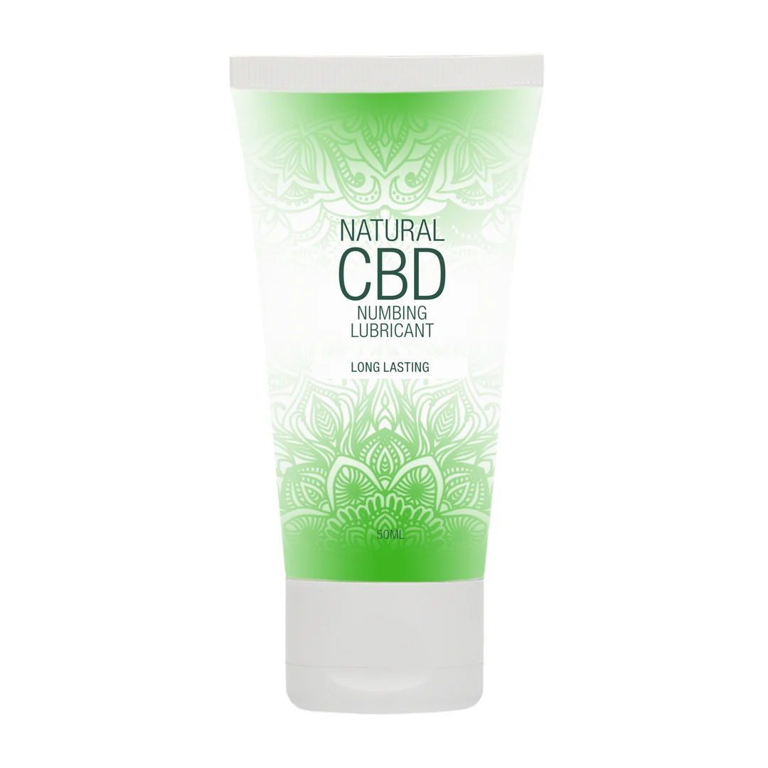 Glijmiddel op waterbasis – Natuurlijke CBD verdoofd glijmiddel – Ongeparfumeerd, geen smaak – 50 ml – Pharmquests by Shots - Afbeelding 1